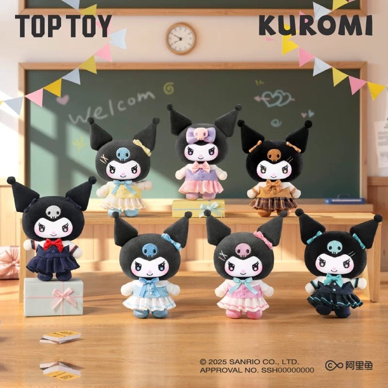 TopToy Sanrio Characters Kuromi | School Life Uniform – Collectable Toys Mystery Blind Box