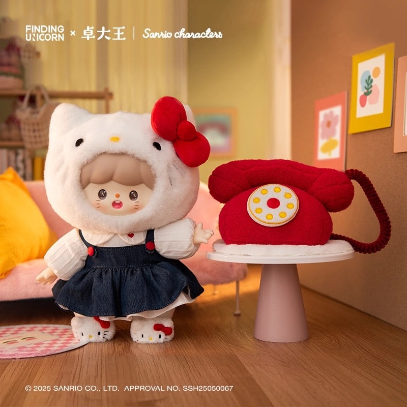 zZoton x Sanrio Characters Linking Buddies | Hello Kitty 33cm Big Joint Plush Doll – Collectable Toys