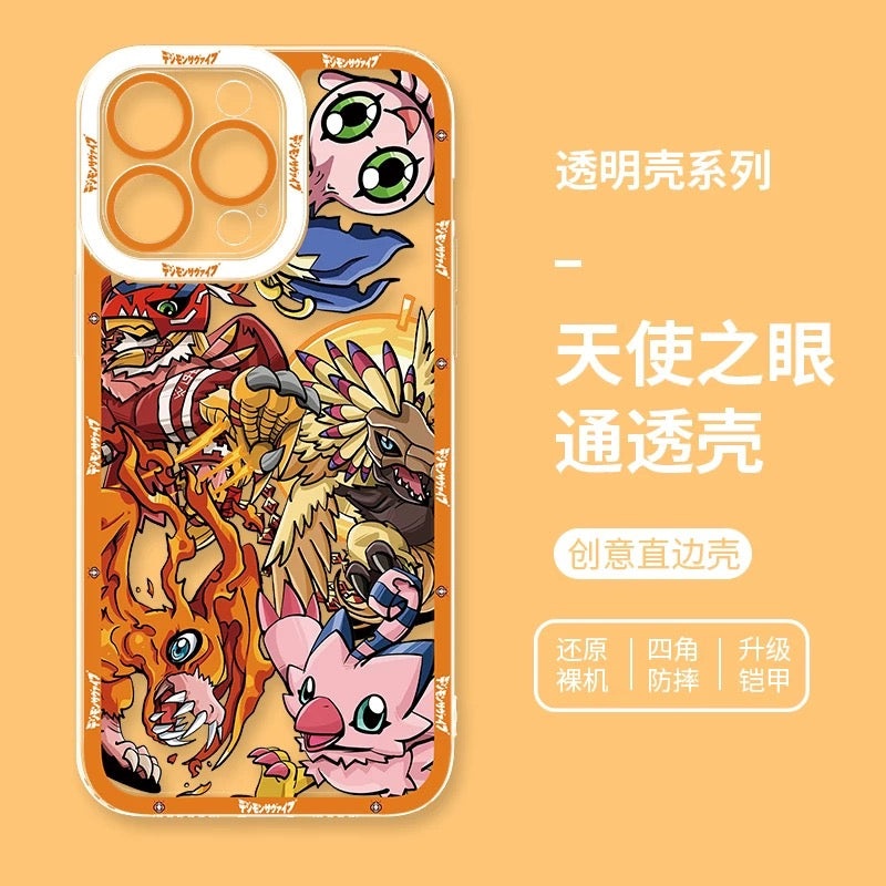 Anime Digimon Digital Monster Evolution Verison | Piyomon – iPhone Case 6 7 8 PLUS SE2 XS XR X 11 12 13 14 15 16 16e Pro Promax 12mini 13mini
