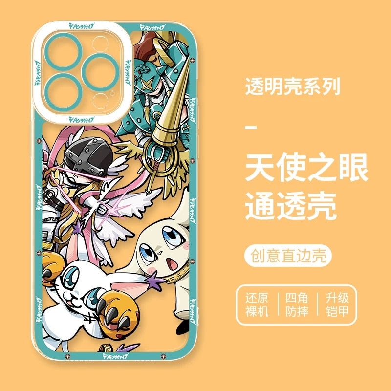 Anime Digimon Digital Monster Evolution Verison | Tailmon – iPhone Case 6 7 8 PLUS SE2 XS XR X 11 12 13 14 15 16 16e Pro Promax 12mini 13mini