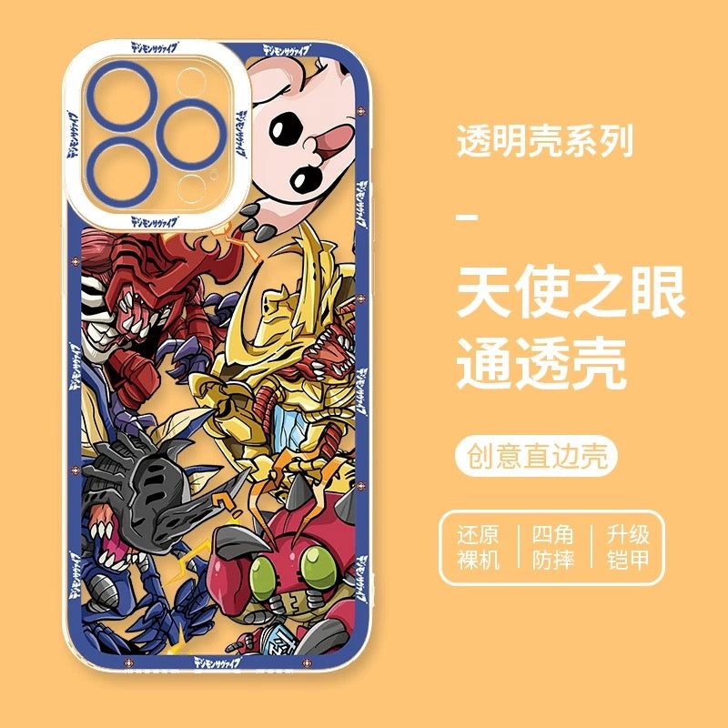 Anime Digimon Digital Monster Evolution Verison | Tentomon – iPhone Case 6 7 8 PLUS SE2 XS XR X 11 12 13 14 15 16 16e Pro Promax 12mini 13mini
