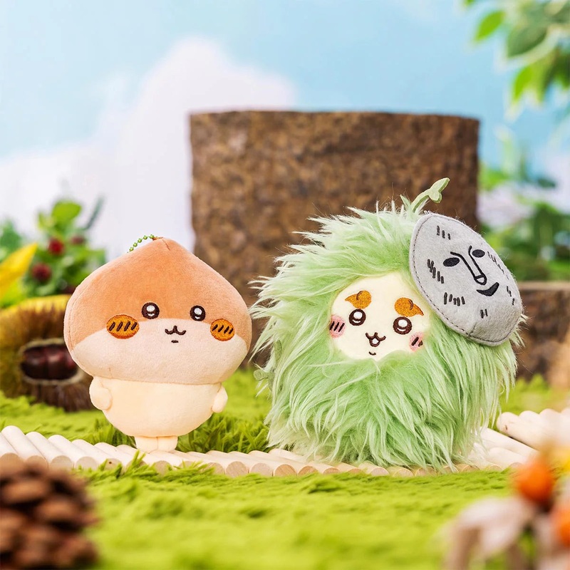 [Pre-Order] Japan ChiiKawa Autumn 2025 Series | Kurimanju Shisa Chestnut Costume Plush Doll Keychain Kawaii items Room Decoration doll
