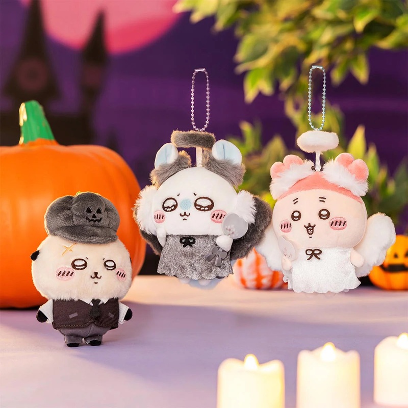 [Pre-Order] Japan ChiiKawa Autumn 2025 Series | Momonga Rakko Crab Fairy Tale Costume – Plush Doll Keychain Kawaii items Room Decoration doll