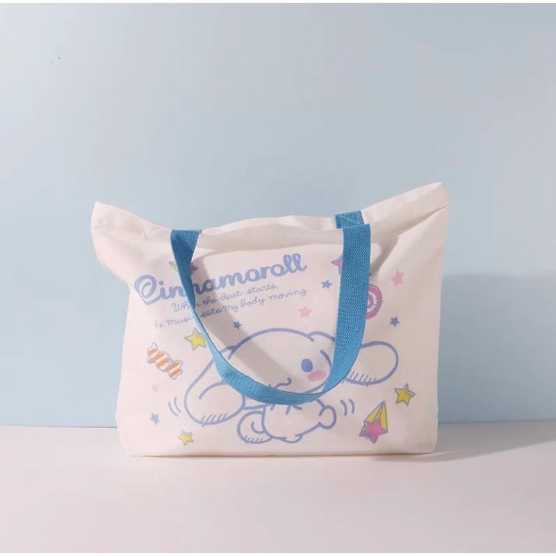 Sanrio Cinnamoroll Tote Bag with Zipper