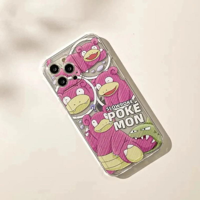 Pokemon All Slowpoke iPhone Case 6 7 8 PLUS SE2 XS XR X 11 12 13 14 15 16 Pro Promax 12mini 13mini