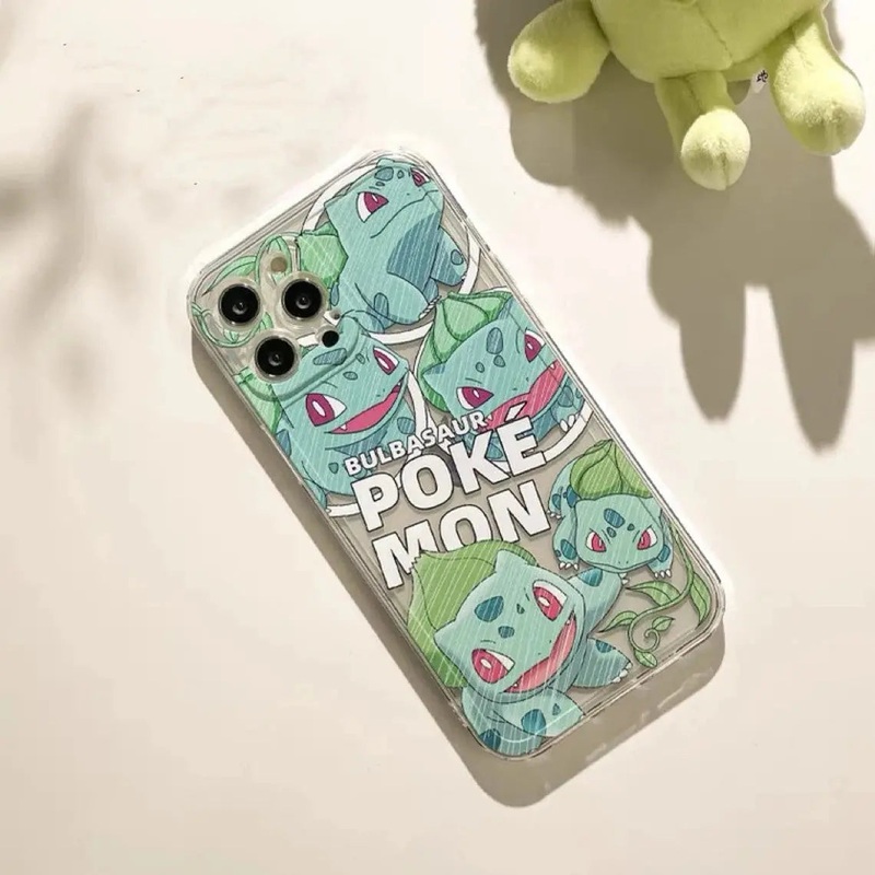Pokmon All Bulbasaur iPhone Case 6 7 8 PLUS SE2 XS XR X 11 12 13 14 15 16 Pro Promax 12mini 13mini