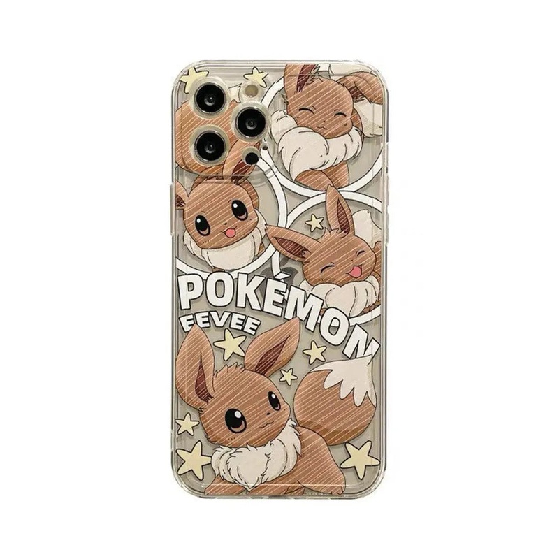 Pokmon All Eevee iPhone Case 6 7 8 PLUS SE2 XS XR X 11 12 13 14 15 16 Pro Promax 12mini 13mini