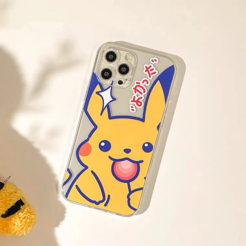 Pokmon Pikachu Lolipop iPhone Case 6 7 8 PLUS SE2 XS XR X 11 12 13 14 15 16 Pro Promax 12mini 13mini