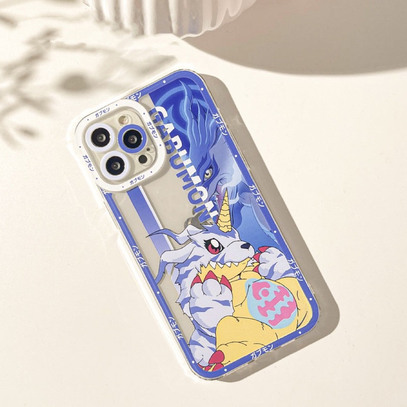 Anime Digimon Digital Monster Gabumon iPhone Case 6 7 8 PLUS SE2 XS XR X 11 12 13 14 15 16 Pro Promax 12mini 13mini