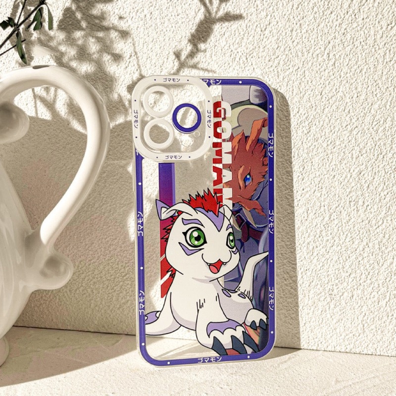 Anime Digimon Digital Monster Gomamon iPhone Case 6 7 8 PLUS SE2 XS XR X 11 12 13 14 15 16 Pro Promax 12mini 13mini