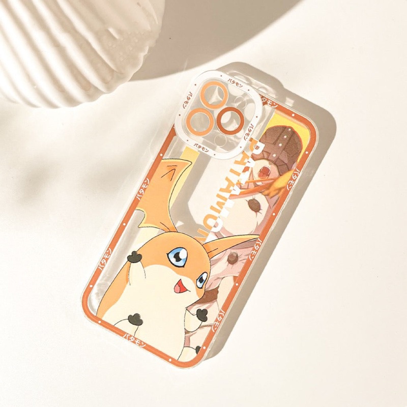 Anime Digimon Digital Monster Patamon iPhone Case 6 7 8 PLUS SE2 XS XR X 11 12 13 14 15 16 Pro Promax 12mini 13mini
