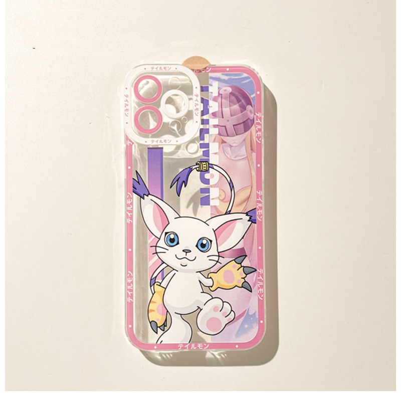 Anime Digimon Digital Monster Tailmon iPhone Case 6 7 8 PLUS SE2 XS XR X 11 12 13 14 15 16 Pro Promax 12mini 13mini