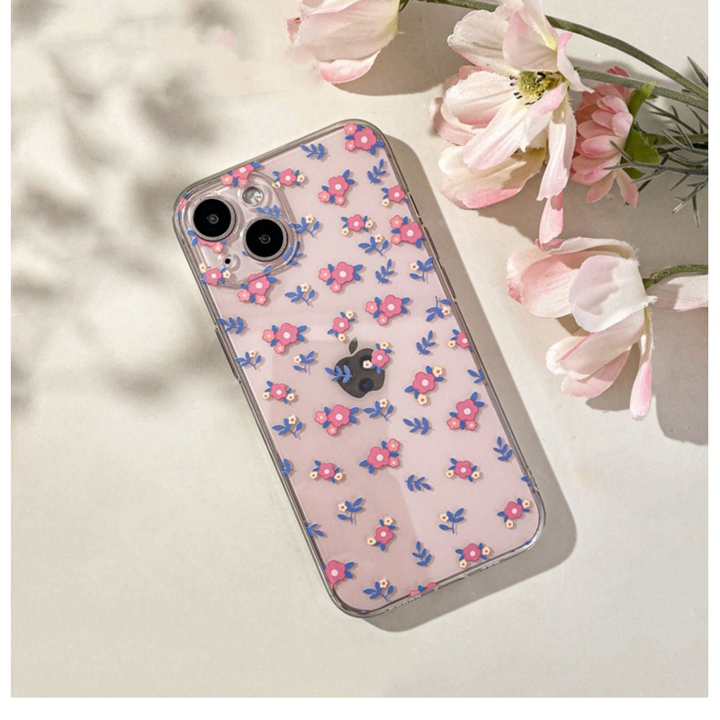 Little Pink Flower Floral Mori iPhone Case 6 7 8 PLUS SE2 XS XR X 11 12 13 14 15 Pro Promax 12mini 13mini