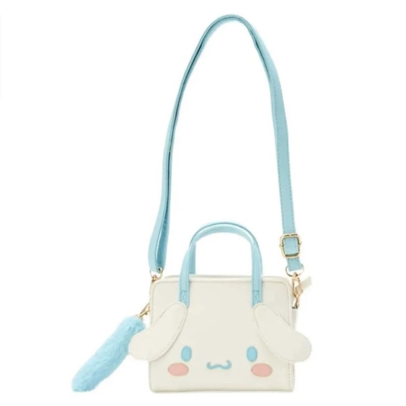 Sanrio Cinnamoroll Big Head White and Blue Shoulder Bag Japan
