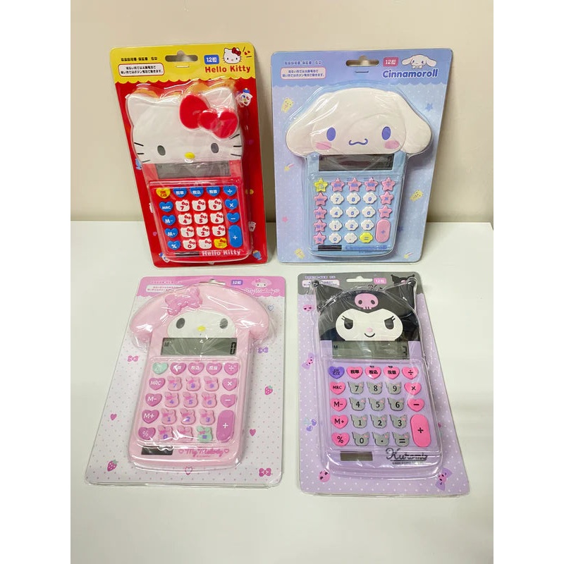 Sanrio Japan | Hello Kitty My Melody Kuromi Cinnamoroll – 12 Digit Calculator Kawaii Stationey