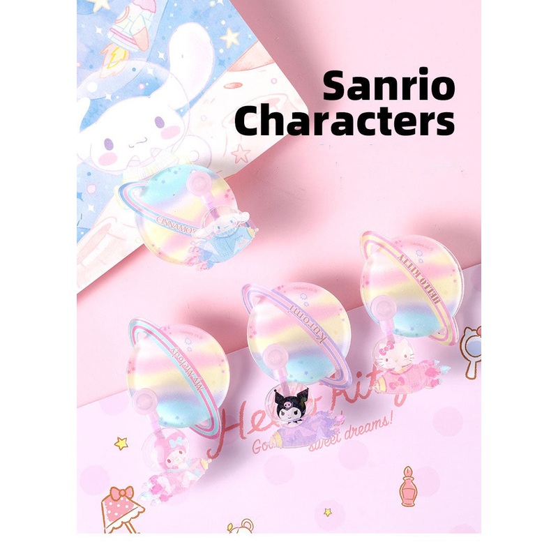 Sanrio Spaceman Dreams Planet | Hello Kitty My Melody Kuromi Cinnamoroll – Acrylic Clip