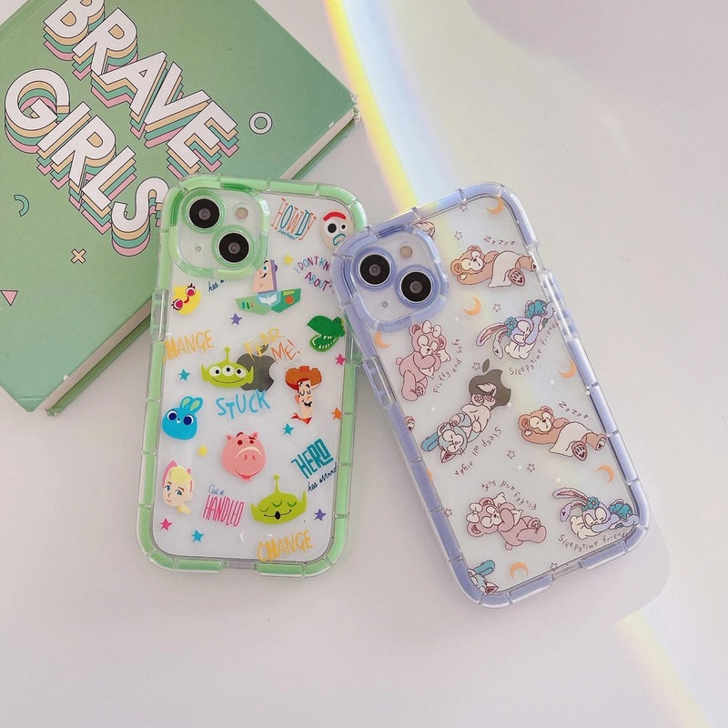 Toy Green Alien Story Teddy Bear Grow in Dark GId iPhone Case PLUS XS XR X 11 12 13 14 15 Pro Promax