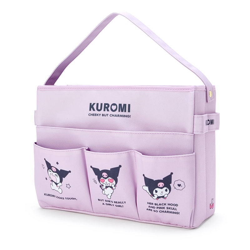 Sanrio Japan Desk Big Storage Tidy Bag – Purple Kuromi