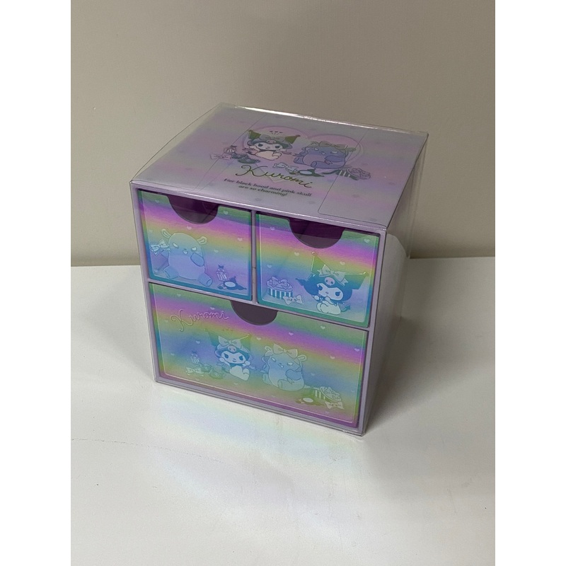 Sanrio Japan Kuromi Laser Aurora Drawer – Storage Drawer Desk Helper