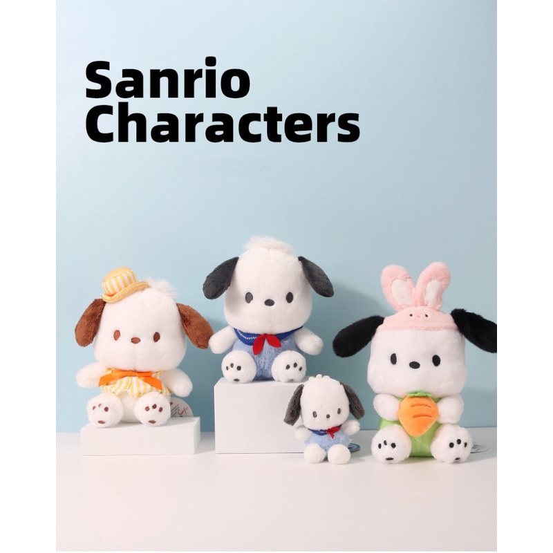 Sanrio Pochacco Party Rabbit Sailor Plush Doll | 30cm 20cm – Girlfriend Children Gift