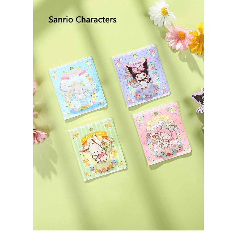 Sanrio Romantic Flower Big Acrylic Clip | My Melody Kuromi Cinnamoroll Pochacco