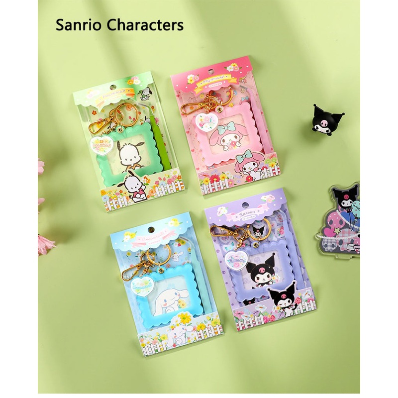 Sanrio Romantic Flower DIY Your Way Keychain Set | My Melody Kuromi Cinnamoroll Pochacco