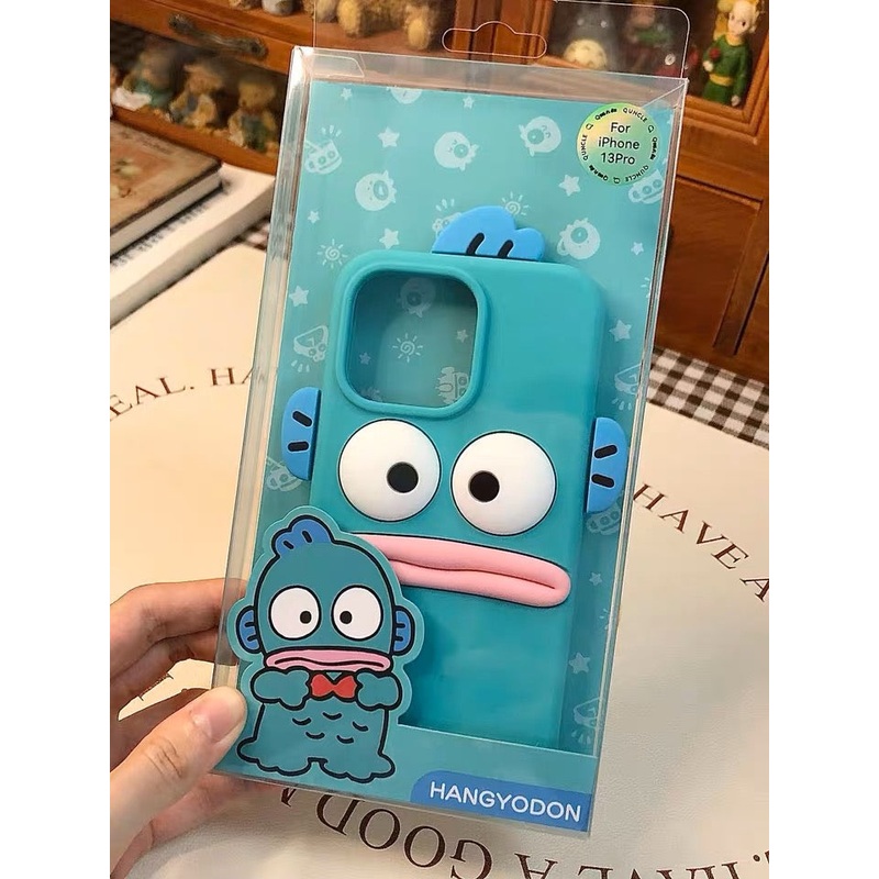 Sanrio Hangyodon Silicone iPhone Case iPhone 12 13 14 15 Pro Promax