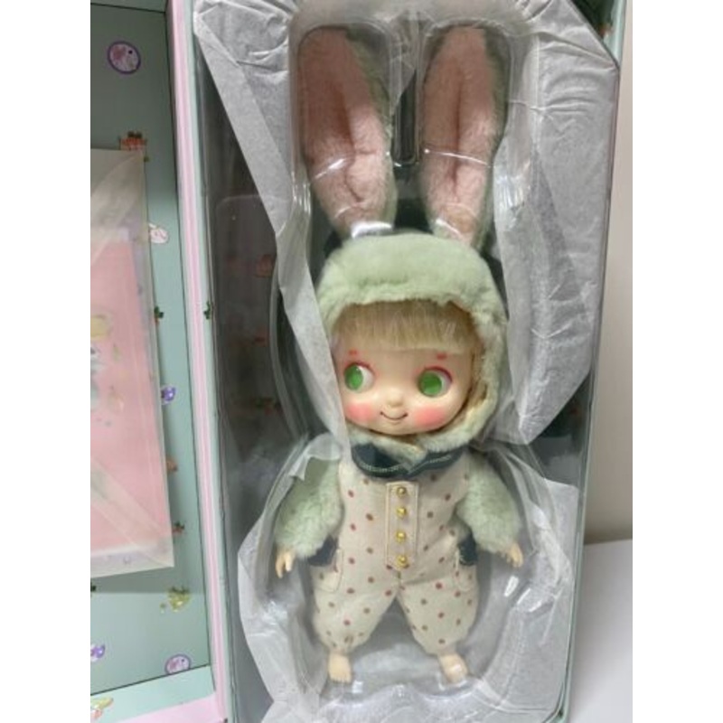 TheFantasyBeasts Rabbit Green Grape BACCARA NEW Artist Doll in dress Holala