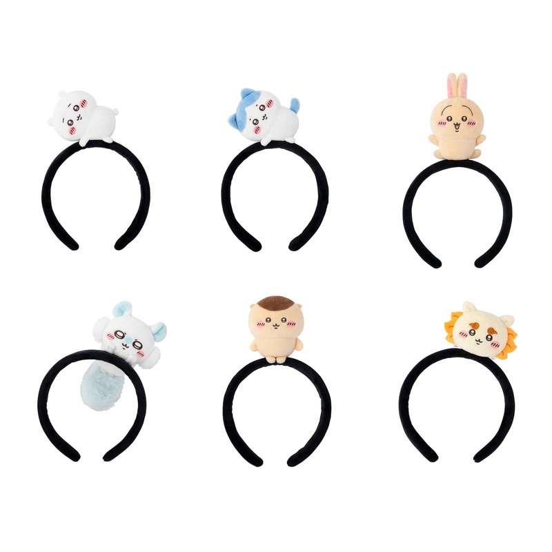 [Per-order] Japan ChiiKawa Chiikawa Land Character Headband Series 1 | ChiiKawa Hachiware Usagi Momonga Kurimanju Shisa Cute Plush Doll Headband – Kawaii items Room Decoration