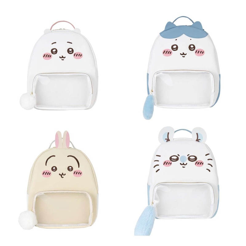 [Per-order] Japan ChiiKawa Chiikawa Land Series | ChiiKawa Hachiware Usagi Momonga Cute Face Backpack – Kawaii items Room Decoration