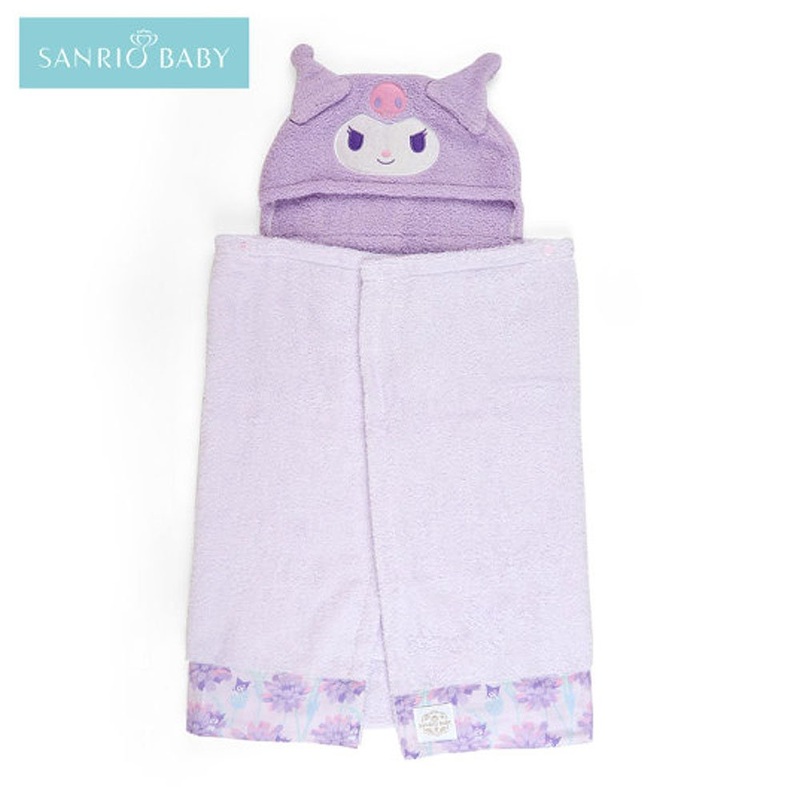 Sanrio Baby Kuromi Hooded Bath Towel
