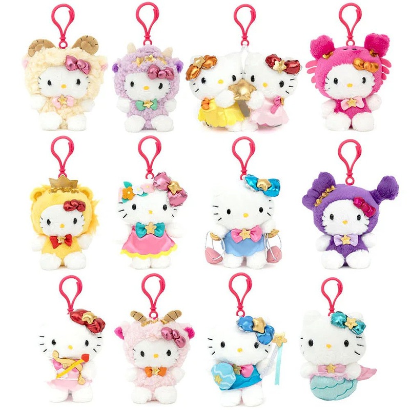 Sanrio Hello Kitty Zodiac Plush Mascot Clip-On