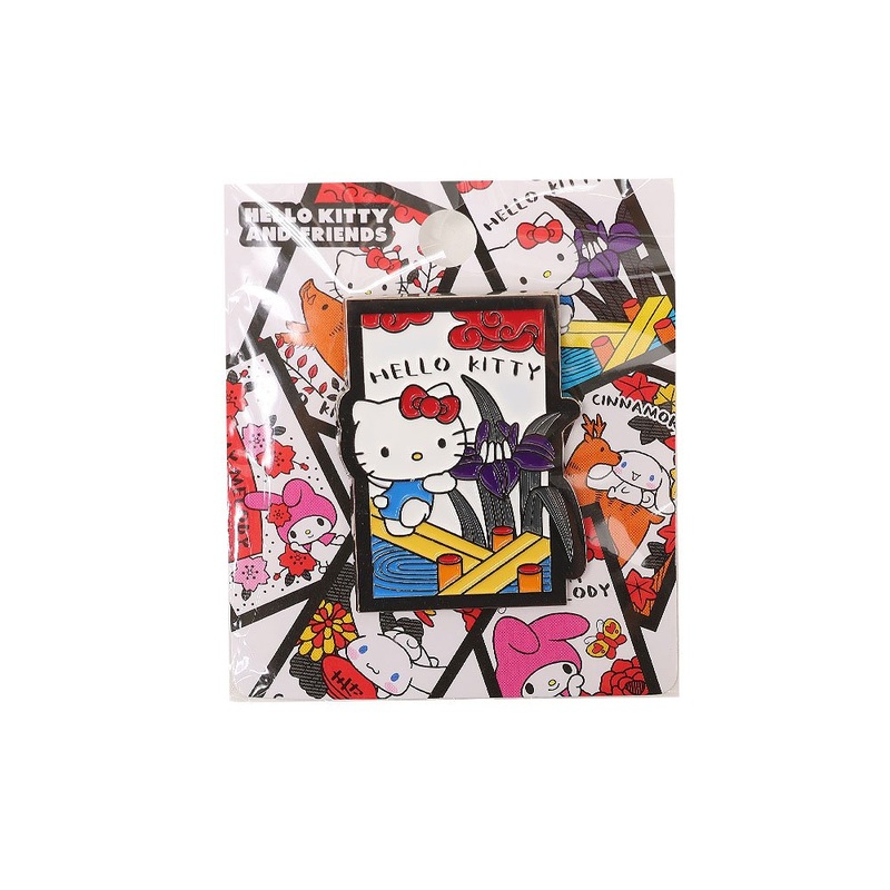 Hello Kitty Hanfuda Pin Badge