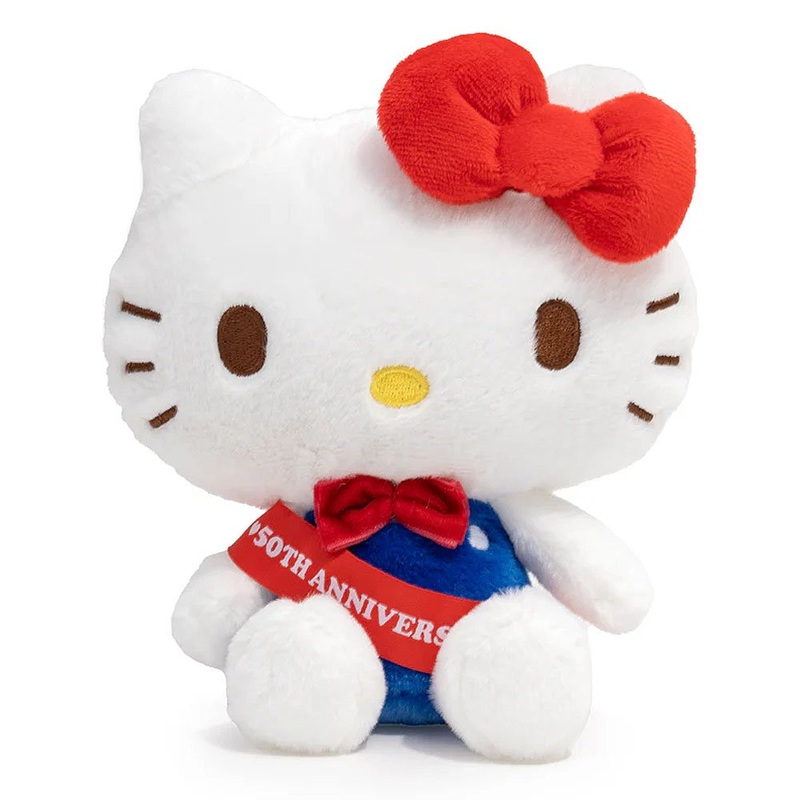 Hello Kitty 50th Anniversary Ribbon 6″ Plush