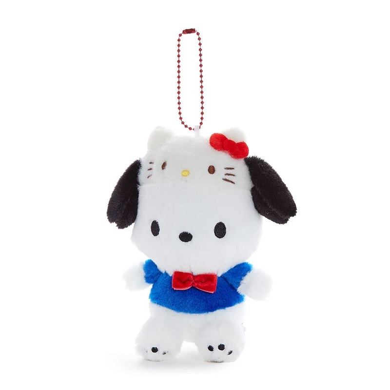 Pochacco Mascot Keychain Plush :Hello Kitty 50th Anniversary