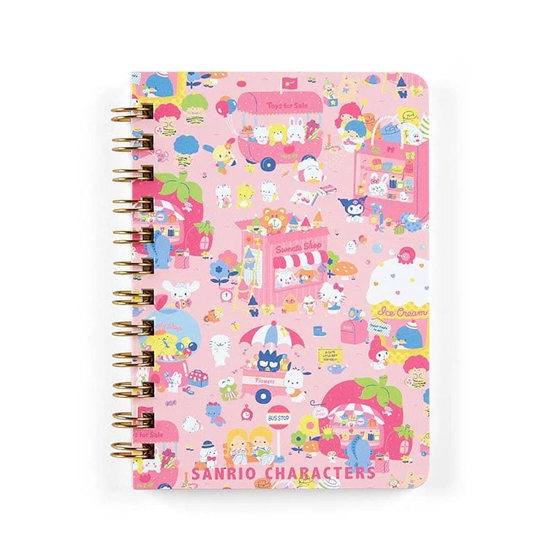 Sanrio Characters B7 Ruled Notebook