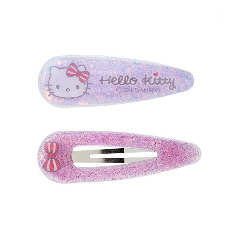 Hello Kitty Glitter Hair Clip Set