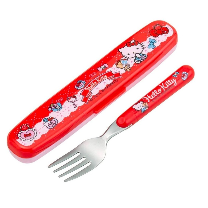 Hello Kitty Kids Fork with Case