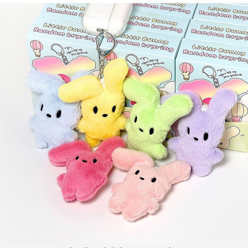 Little Bunny Plush Keychain Blind Box