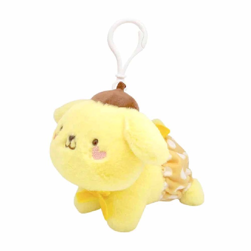 Pompompurin Baby Crawl Clip-On Plush
