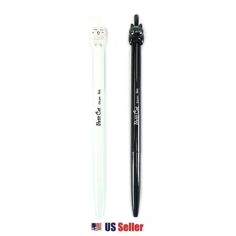 [2-in-1] Cat Mascot Pen Set