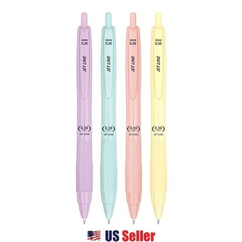 [2-in-1] Jet Line 0.38mm Ballpoint Pen Set (Random)