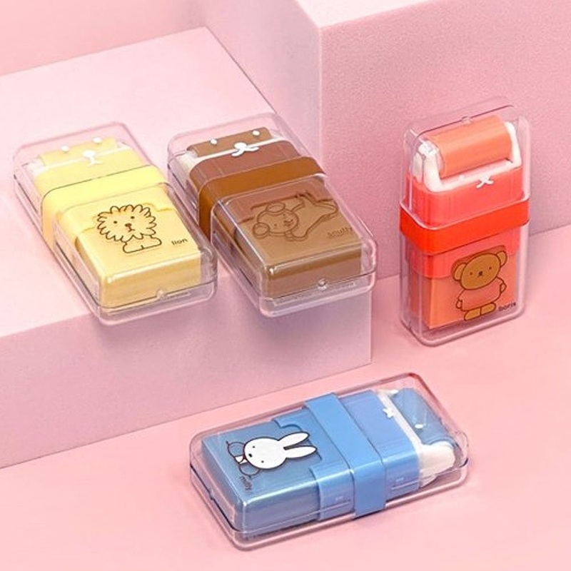 [4-in-1]Miffy and Friends Roller Eraser Set
