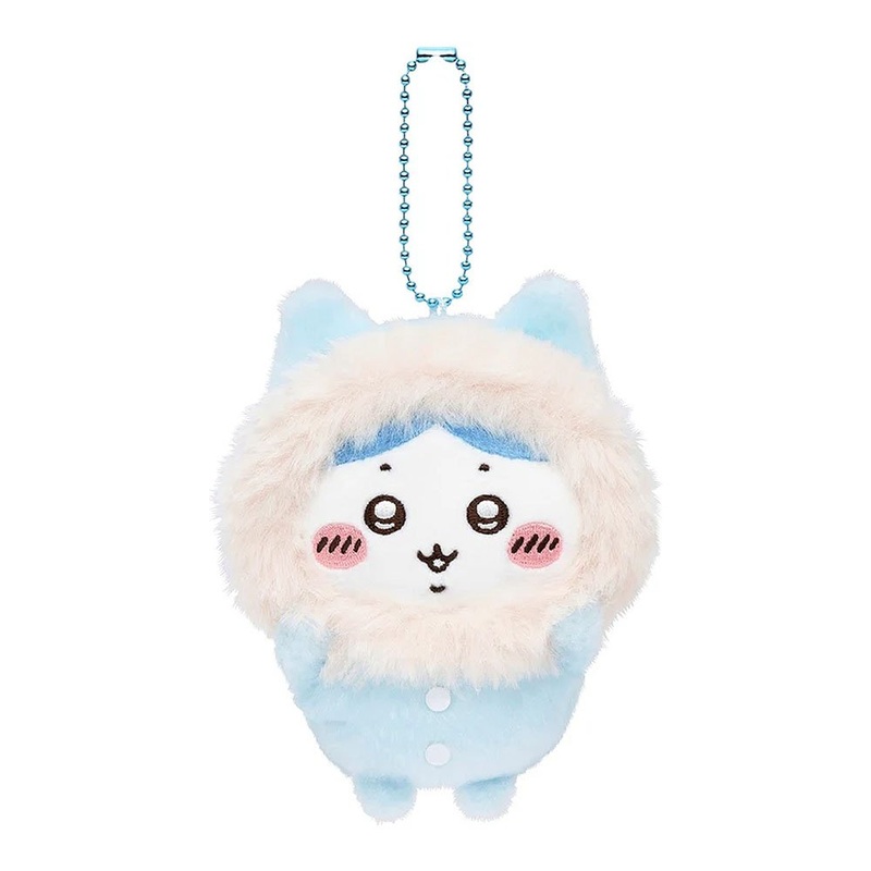 Chiikawa Hachiware Fluffy Pajama Mascot Keychain Plush