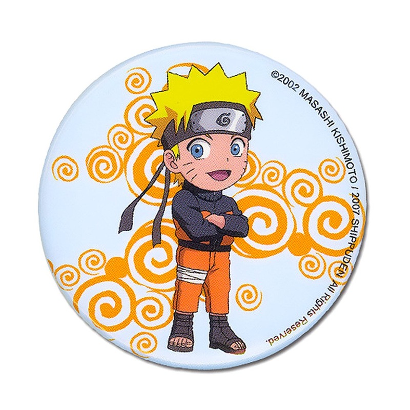 Naruto 2″ Button Pin