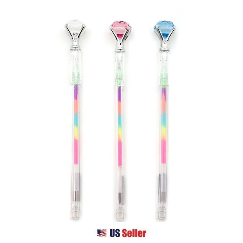[Random] Rainbow Gem Neon Gel Pen 1PC
