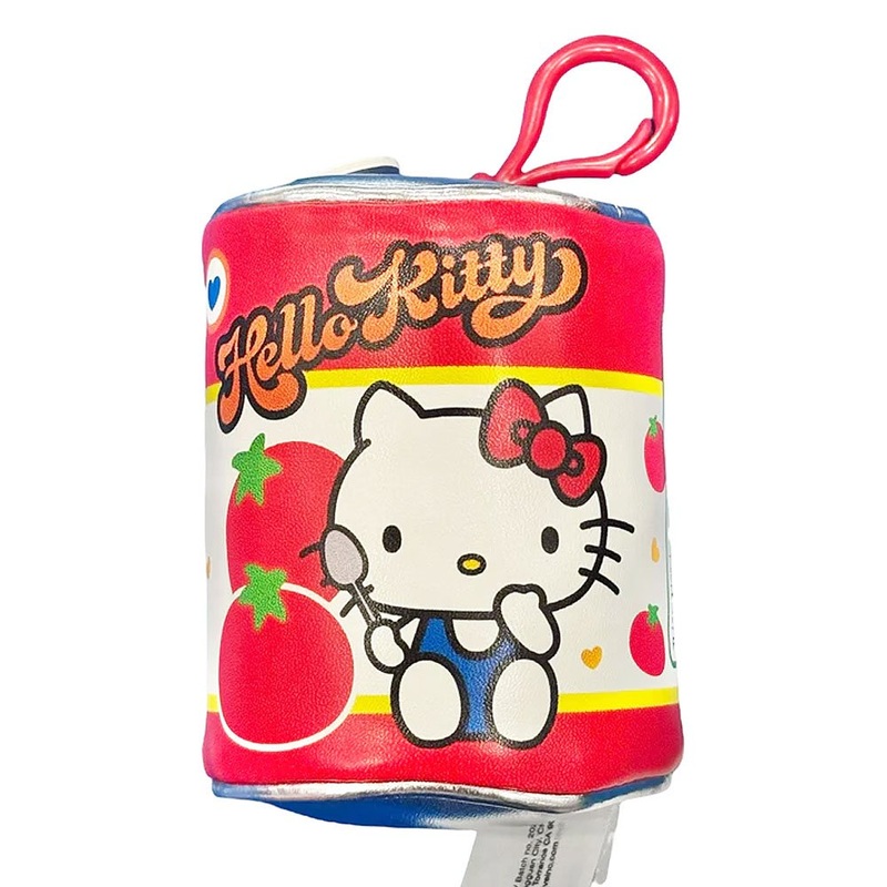 Sanrio Hello Kitty Tomato Canned Mascot Clip-On Plush