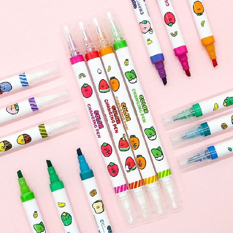 [10-in-1] Carrot Friends Color Changing Marker Set