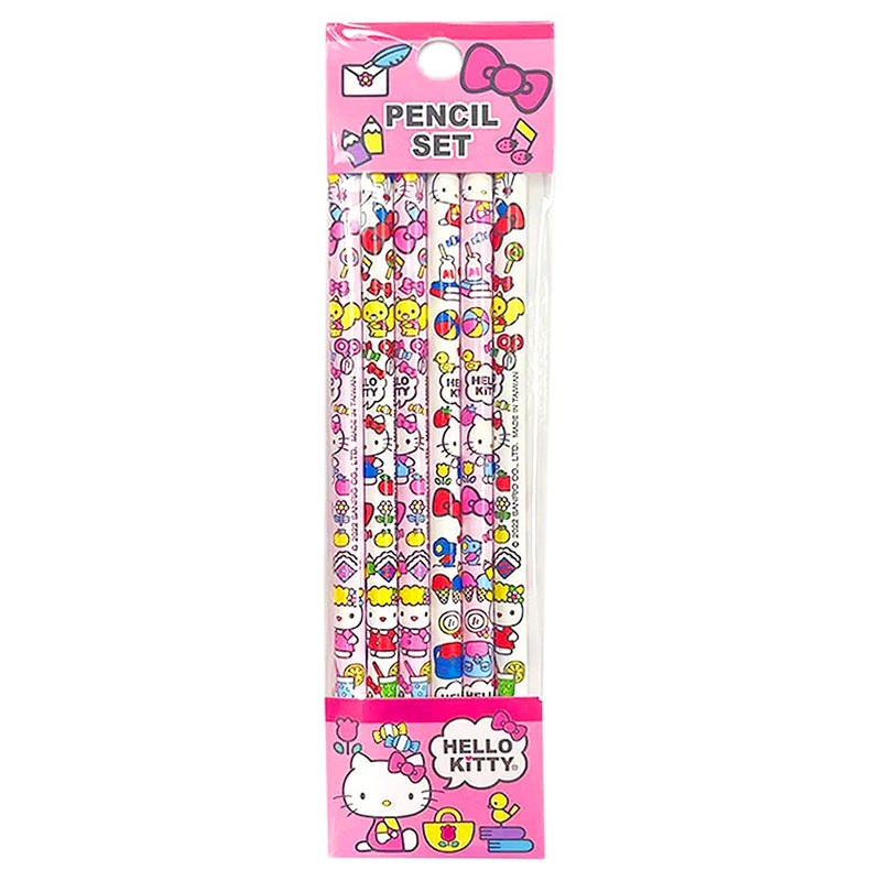 [6-in-1] Hello Kitty 6pcs Pencil Set