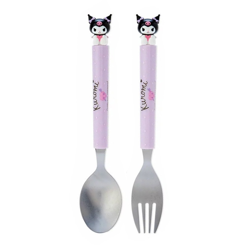 Kuromi Mascot Spoon & Fork Set